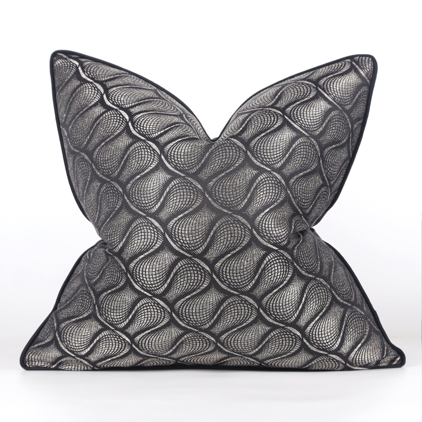 Luxury Grey Accent Pillow Cover