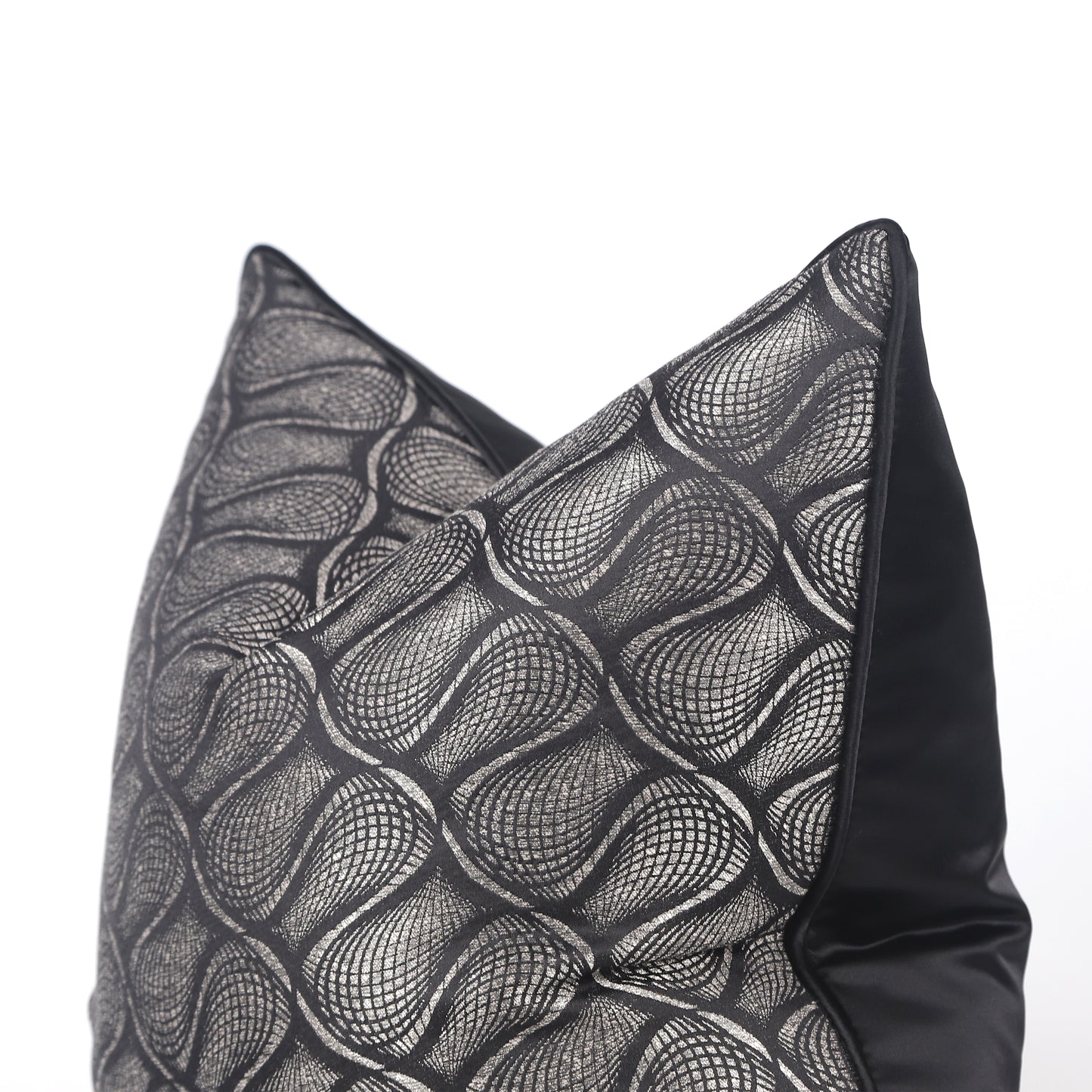 Luxury Grey Accent Pillow Cover
